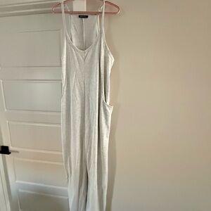 Gray Sleeveless Jumpsuit